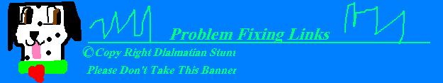 Banner-Problem Fixing Links