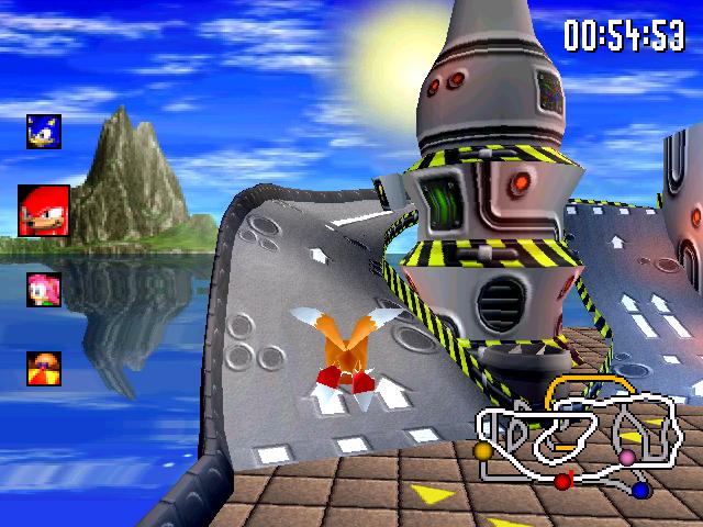 Screen Shot-Sonic R-Tag 4 Characters-Recative Factory